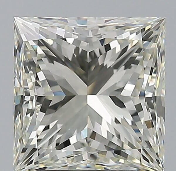 3.21 Carat Princess Cut Natural Diamond