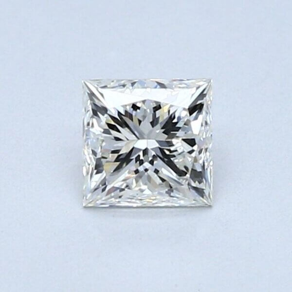 0.55 Carat Princess Cut Natural Diamond