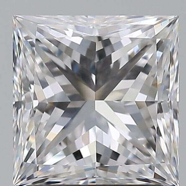1.9 Carat Princess Cut Natural Diamond