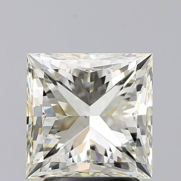 2.57 Carat Princess Cut Natural Diamond