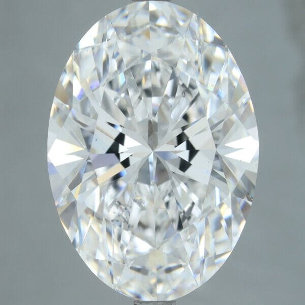 7.03 Carat Oval Lab-Grown Diamond