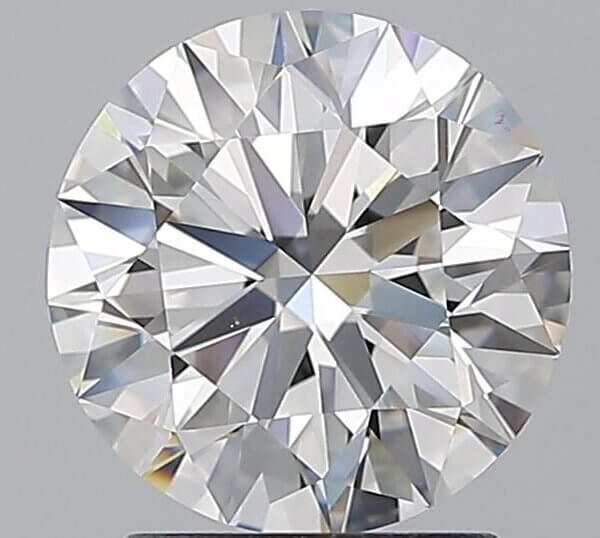 1.87 Carat Round Brilliant Natural Diamond