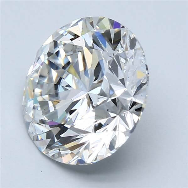 5.85 Carat Round Brilliant Lab-Grown Diamond
