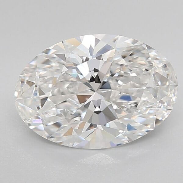 3.08 Carat Oval Lab-Grown Diamond