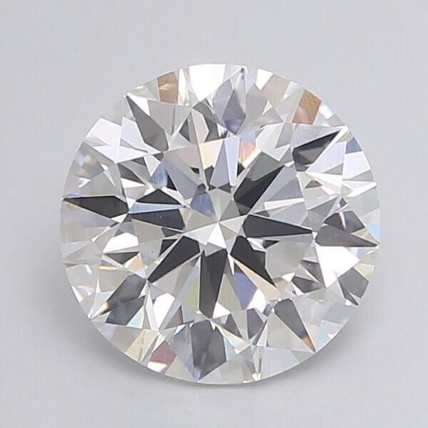 5.19 Carat Round Brilliant Lab-Grown Diamond