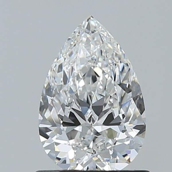 0.91 Carat Pear Natural Diamond