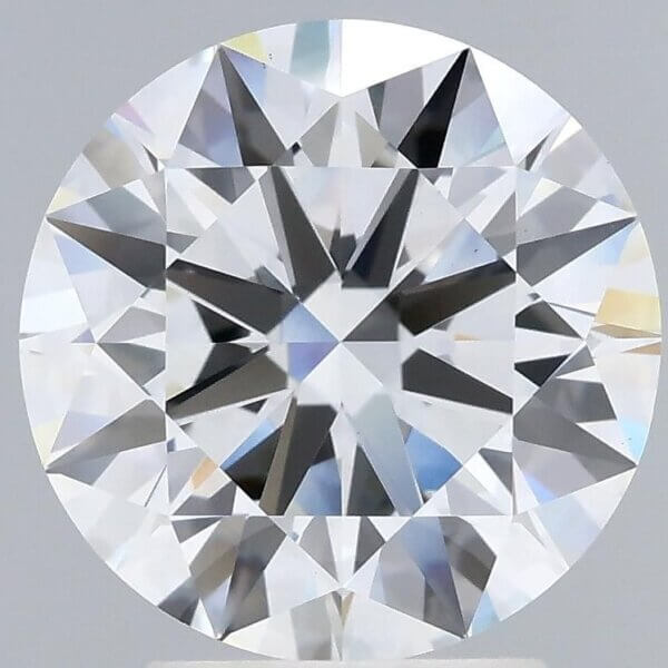 3.72 Carat Round Brilliant Lab-Grown Diamond