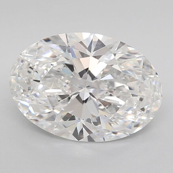 5.22 Carat Oval Lab-Grown Diamond