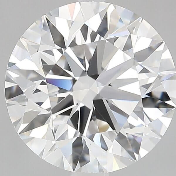 5.43 Carat Round Brilliant Lab-Grown Diamond