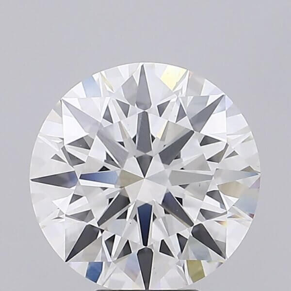 7.09 Carat Round Brilliant Lab-Grown Diamond