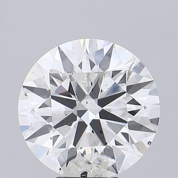 6.58 Carat Round Brilliant Lab-Grown Diamond