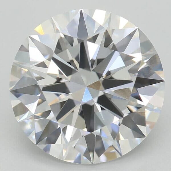 3.48 Carat Round Brilliant Lab-Grown Diamond
