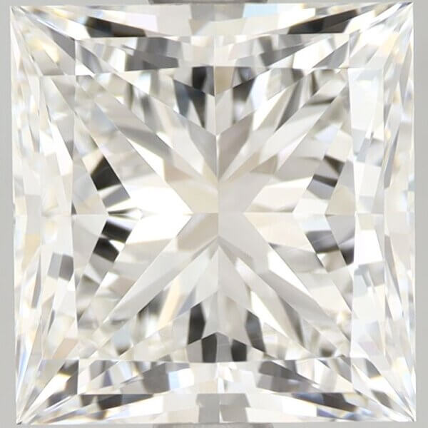 2.5 Carat Princess Cut Natural Diamond