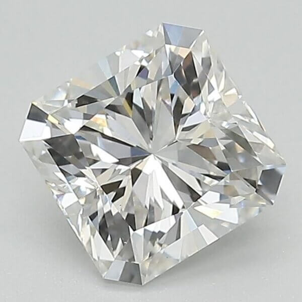 1.53 Carat Square Radiant Lab-Grown Diamond