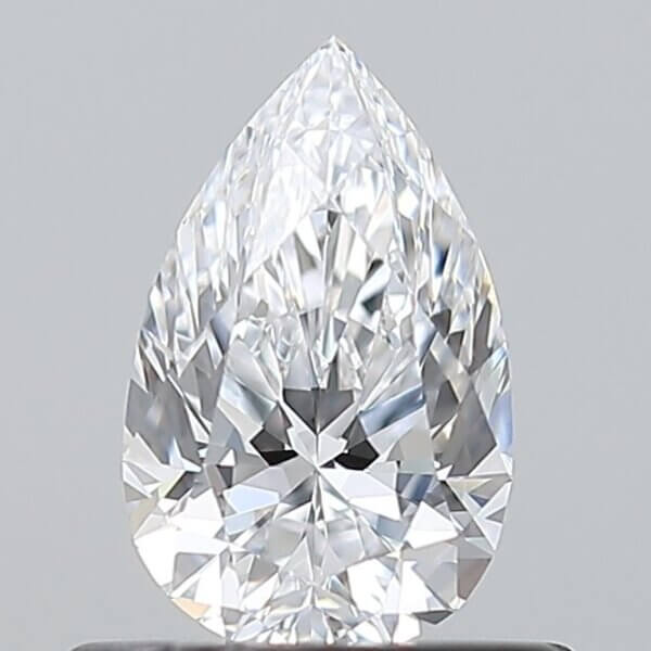 0.54 Carat Pear Natural Diamond