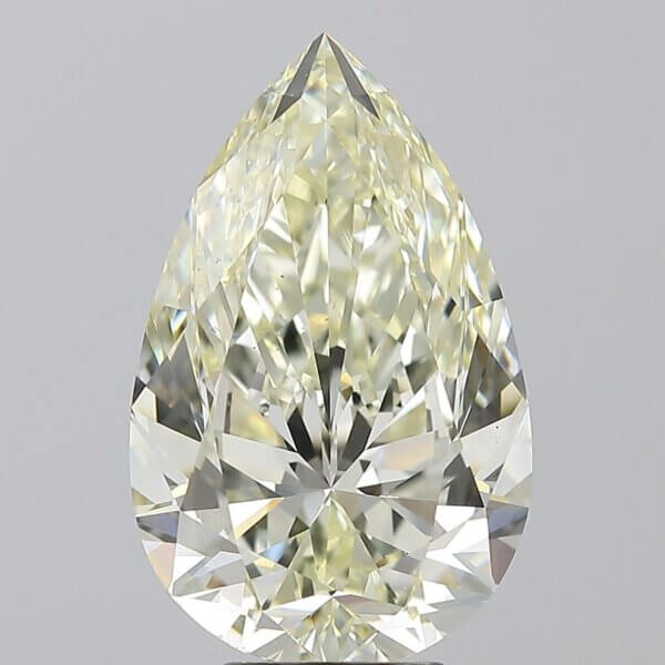5.26 Carat Pear Natural Diamond