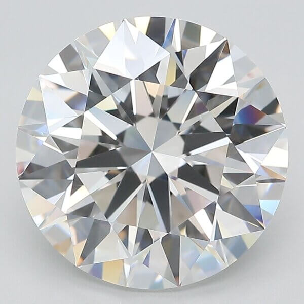 6.39 Carat Round Brilliant Lab-Grown Diamond