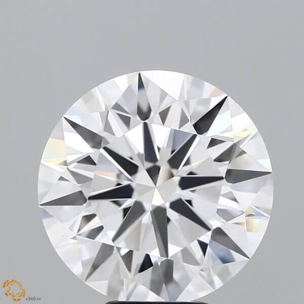 7.66 Carat Round Brilliant Lab-Grown Diamond