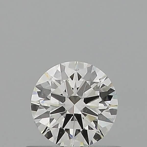 0.53 Carat Round Brilliant Natural Diamond