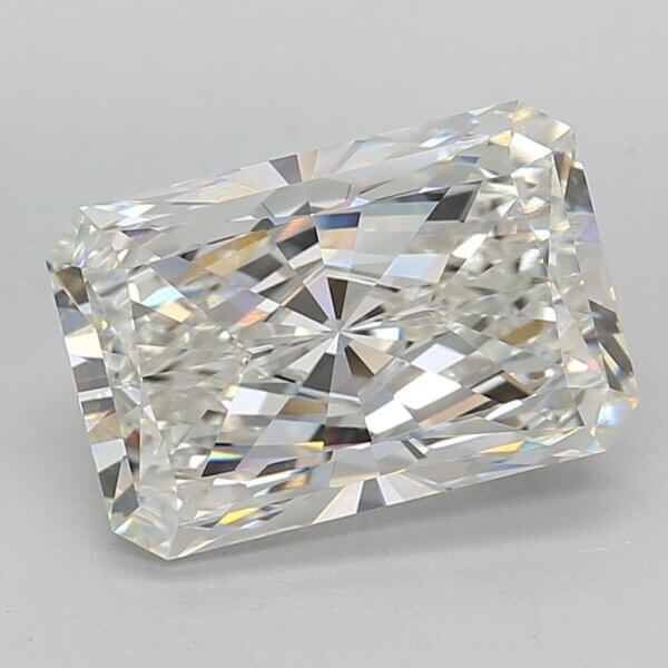6.04 Carat Radiant Lab-Grown Diamond