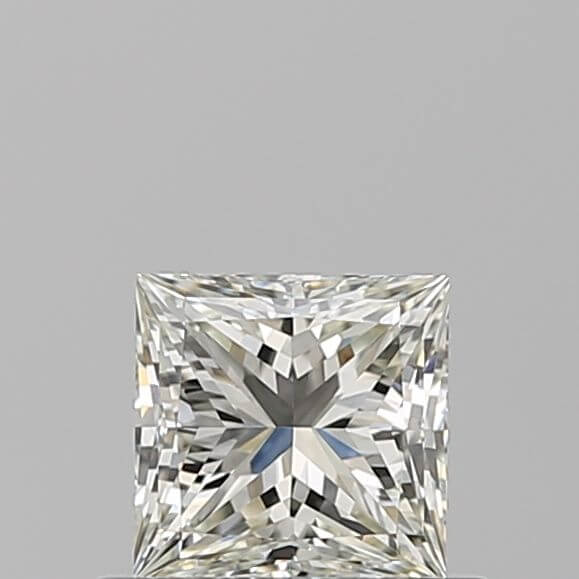 0.61 Carat Princess Cut Natural Diamond