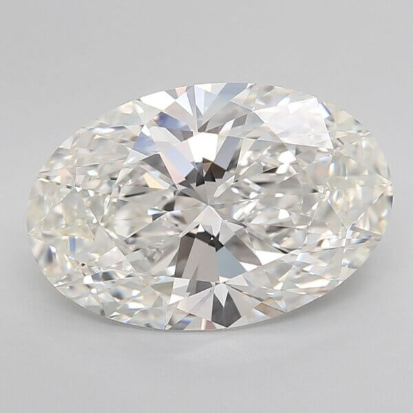 6.04 Carat Oval Lab-Grown Diamond