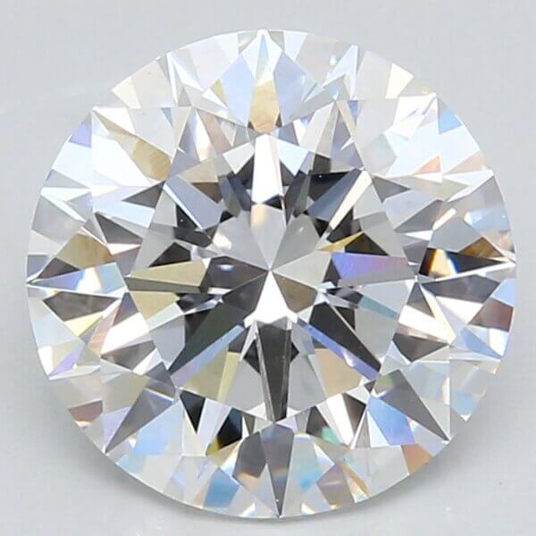 3.77 Carat Round Brilliant Lab-Grown Diamond