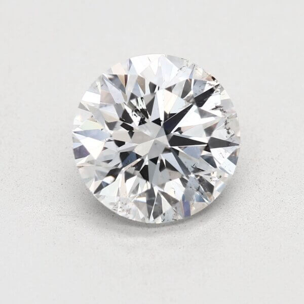 3.31 Carat Round Brilliant Natural Diamond
