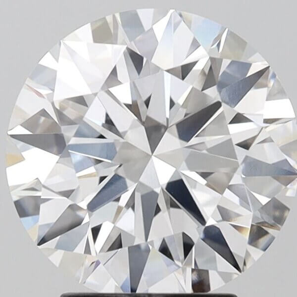 3.46 Carat Round Brilliant Lab-Grown Diamond