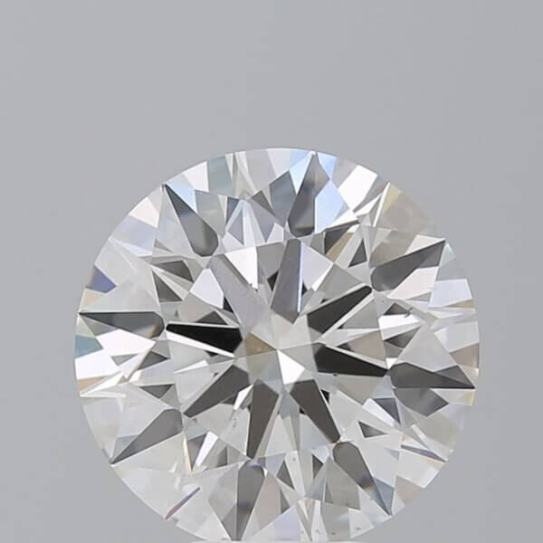 6.07 Carat Round Brilliant Lab-Grown Diamond