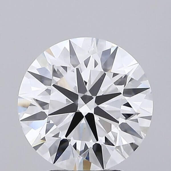 2.96 Carat Round Brilliant Lab-Grown Diamond
