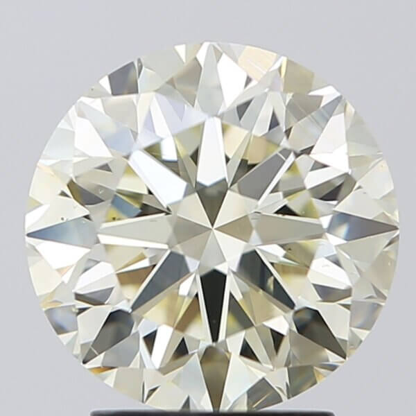 3.04 Carat Round Brilliant Natural Diamond