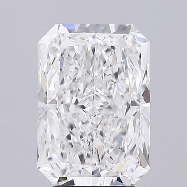 3.87 Carat Radiant Lab-Grown Diamond