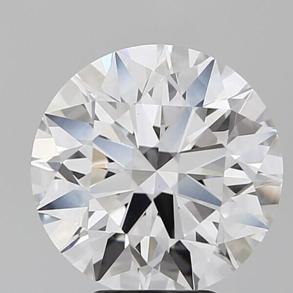 5.26 Carat Round Brilliant Lab-Grown Diamond