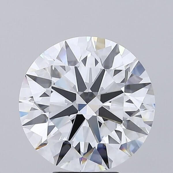 6.76 Carat Round Brilliant Lab-Grown Diamond