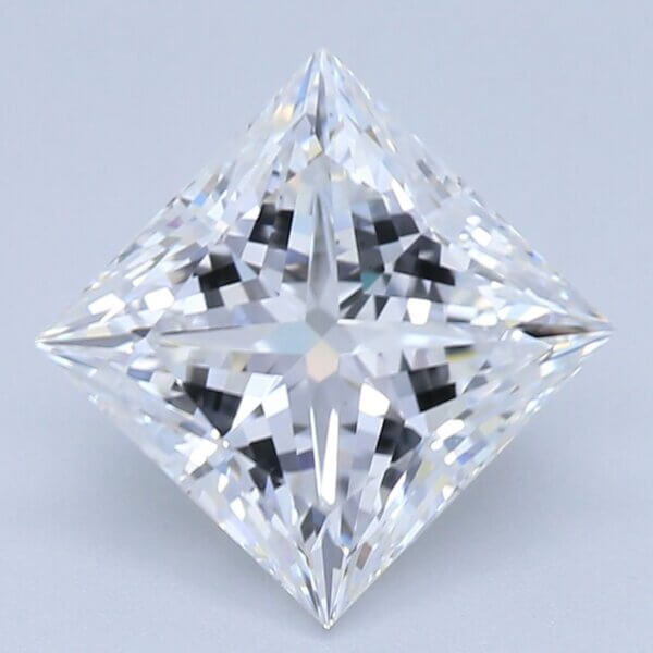 1.59 Carat Princess Cut Lab-Grown Diamond