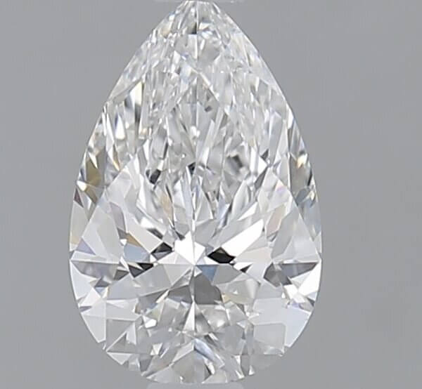 0.61 Carat Pear Natural Diamond
