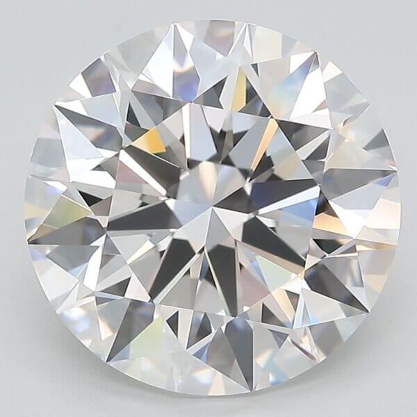 6.58 Carat Round Brilliant Lab-Grown Diamond