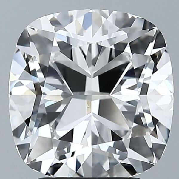 3.19 Carat Cushion Lab-Grown Diamond