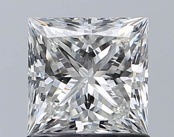 1.06 Carat Princess Cut Natural Diamond