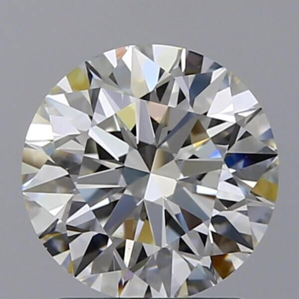 1.63 Carat Round Brilliant Natural Diamond