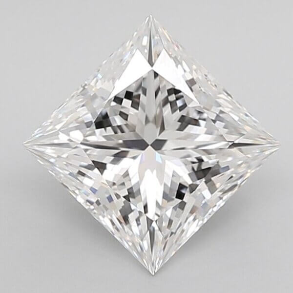 3.01 Carat Princess Cut Lab-Grown Diamond