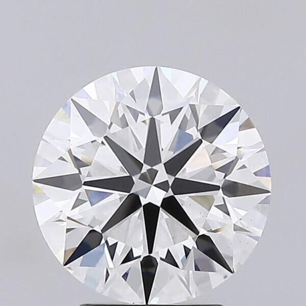 2.76 Carat Round Brilliant Lab-Grown Diamond