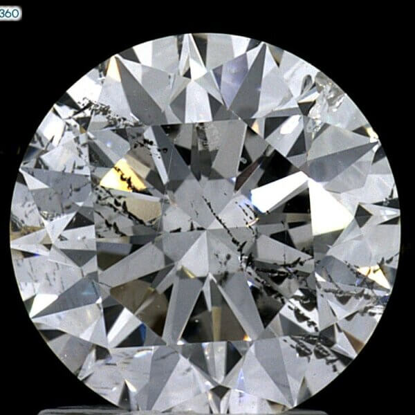 2.06 Carat Round Brilliant Natural Diamond