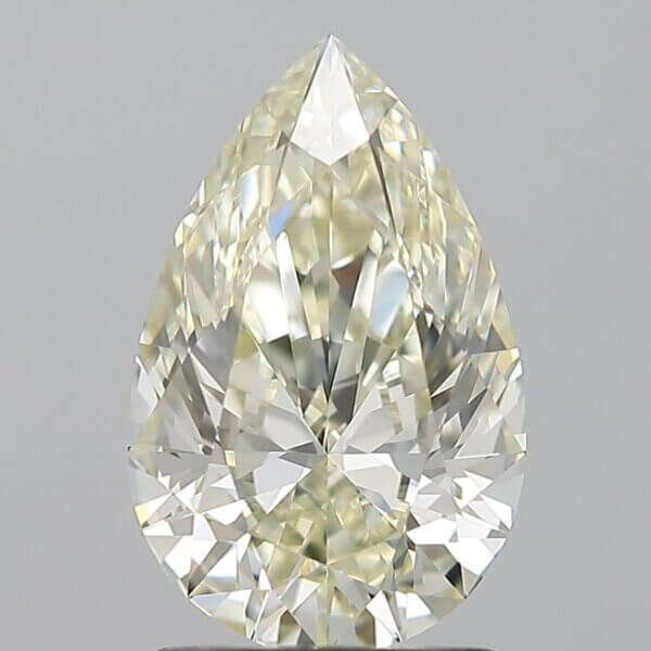 1.71 Carat Pear Natural Diamond