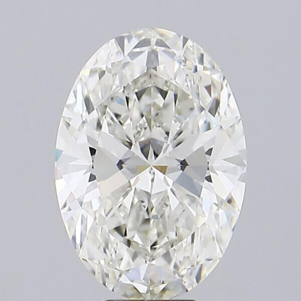 7.04 Carat Oval Lab-Grown Diamond