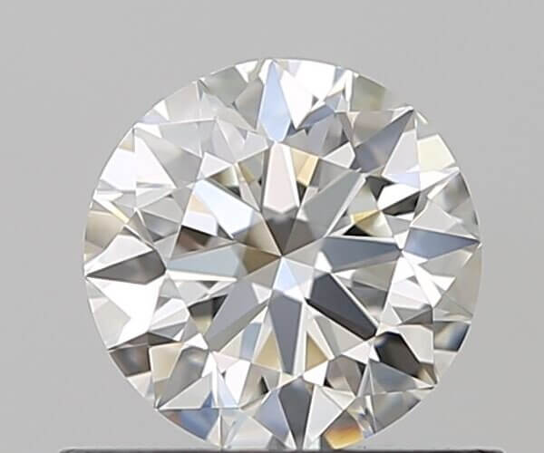 0.58 Carat Round Brilliant Natural Diamond