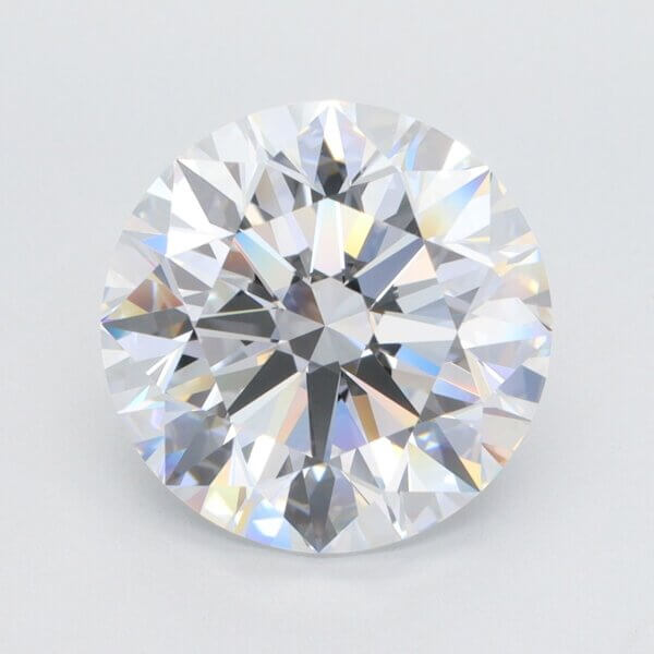 6.43 Carat Round Brilliant Lab-Grown Diamond