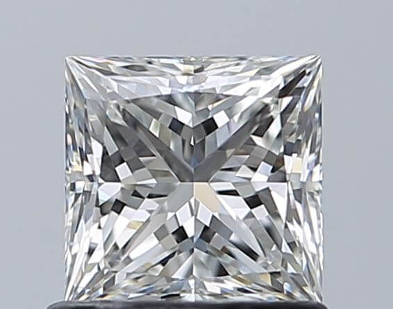 0.91 Carat Princess Cut Natural Diamond
