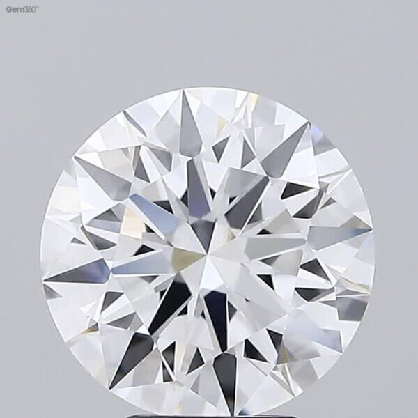 4.41 Carat Round Brilliant Lab-Grown Diamond